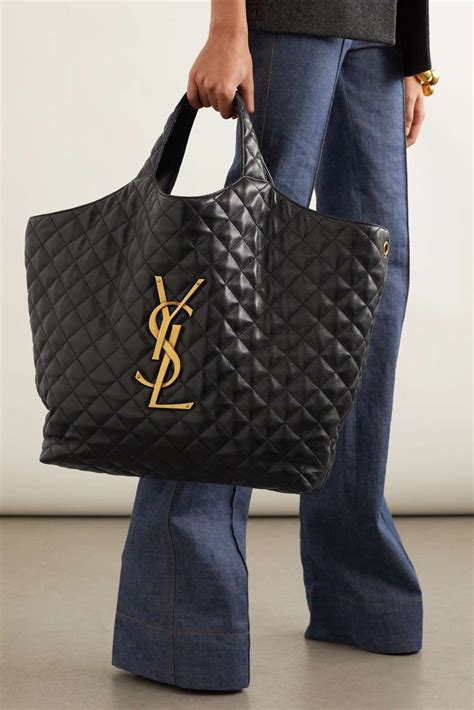 ysl shopping tote dupe|saint laurent leather shopper tote.